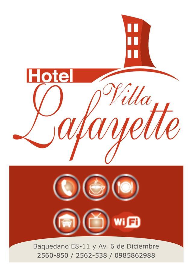 Hotel Villa Lafayette Quito Extérieur photo